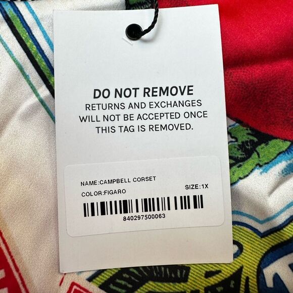 🔥MIAOU🔥 Campbell Corset In Figaro 1X - NWT. TRENDING THIS SEASON!!! Sold out💔 - Picture 6 of 10